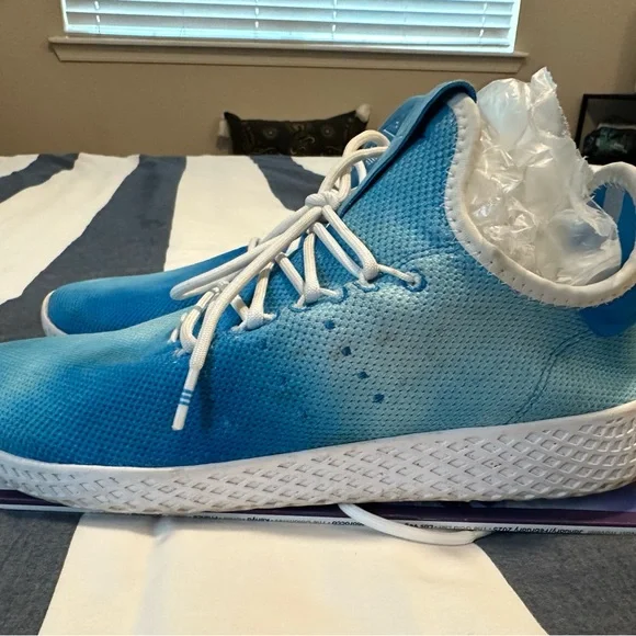 Adidas X Pharrell Williams Hu 9.5 mens blue - Picture 2 of 6